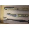 Image 3 : Vintage Dynamite Knife, Metal Fork and