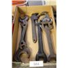 Image 1 : Misc. Antique Adjustable Wrenches and Wrenches