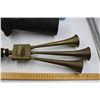 Image 5 : Vintage Brass Three Trumpet Horn and