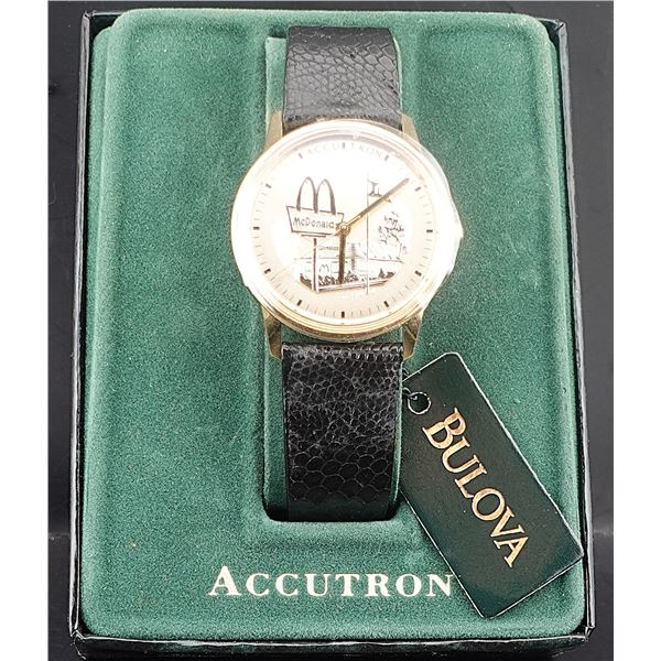 Bulova Accutron McDonalds Watch with case.