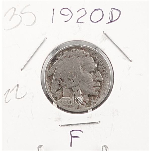 1920-D Buffalo Nickel
