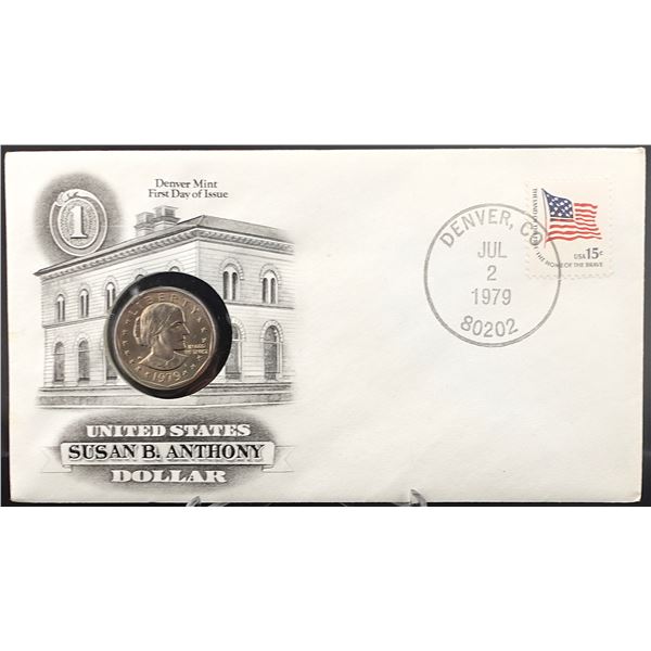 1979 P, D, S U.S. Susan B. Anthony Dollar Set
