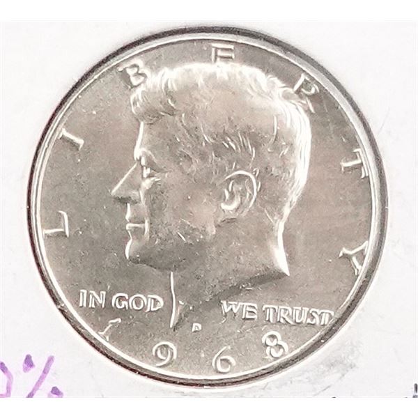 1968 Kennedy Half Dollar