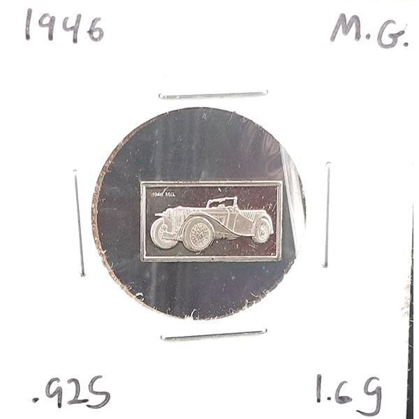 Silver MG Motor Car Bar