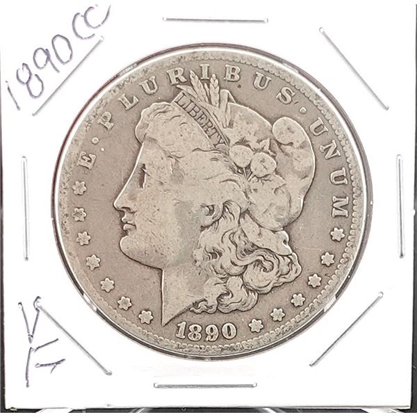 1890-CC Morgan Dollar