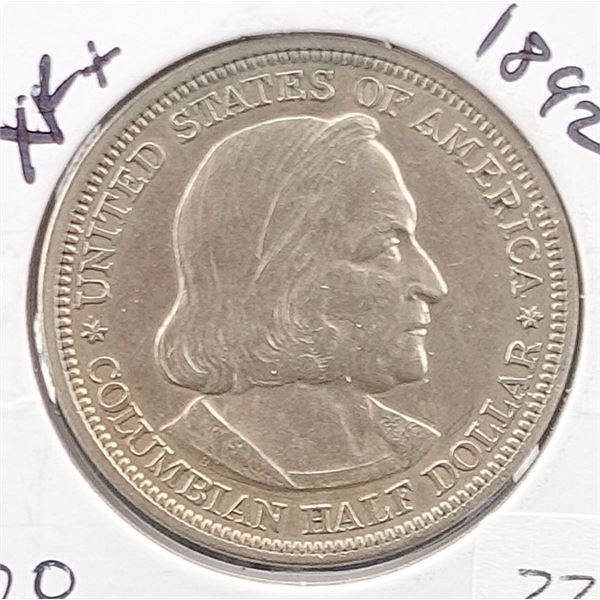 1892 Columbian Commemorative Half Dollar