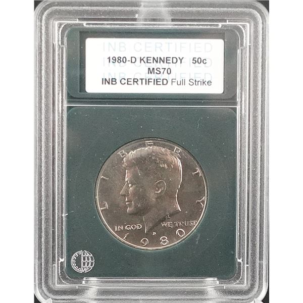 1980-D Kennedy Half Dollar