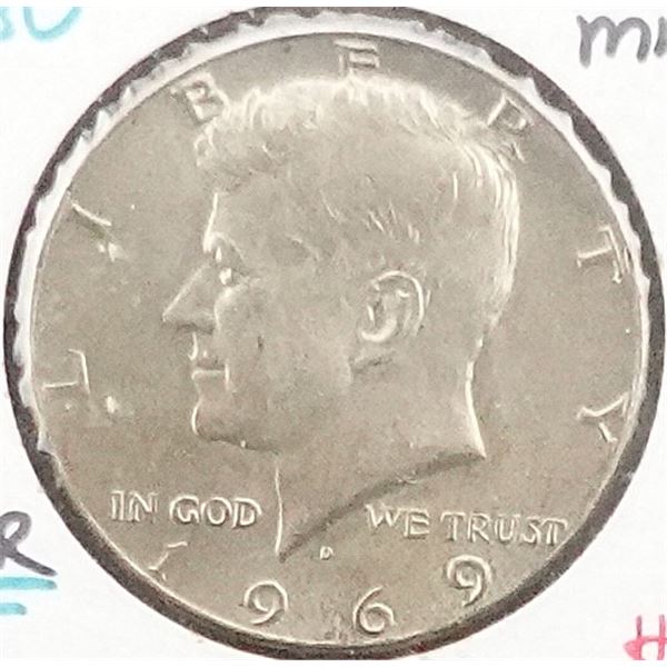 1969-D Kennedy Half Dollar