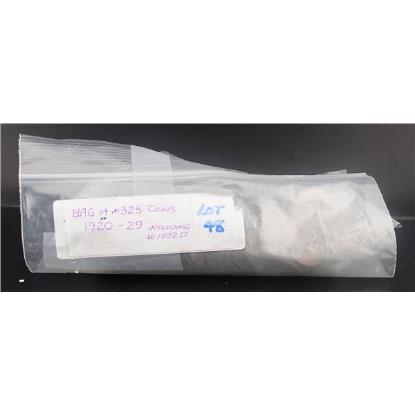 Over 325 Wheat Cents