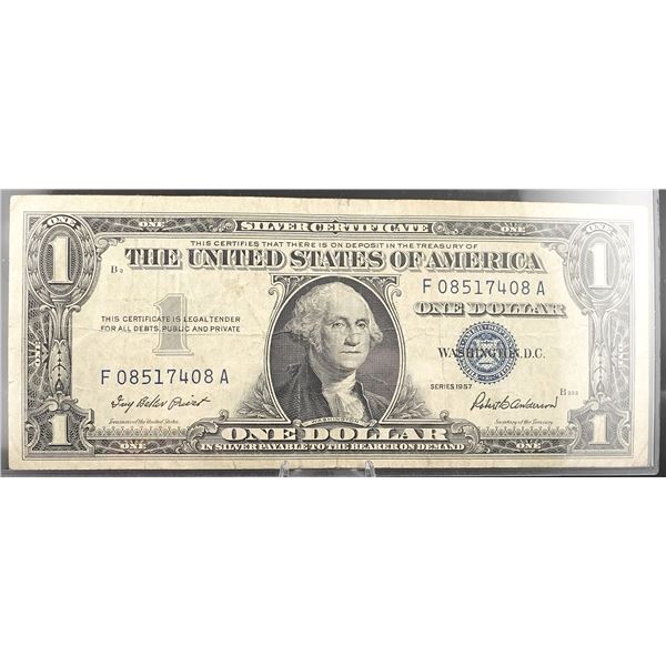 1957 $1 Silver Certificagte