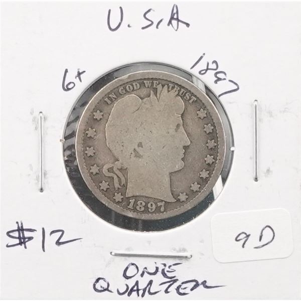 1897 Barber Quarter
