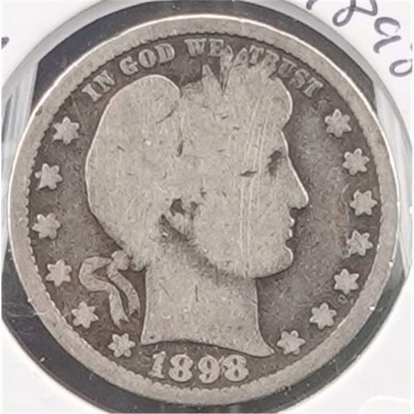 1898 Barber Quarter
