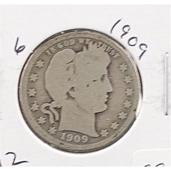 1909 Barber Quarter