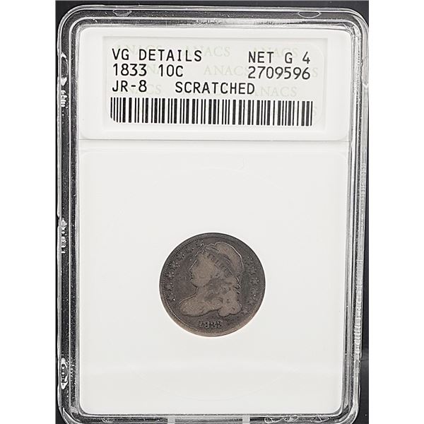 1833 Capped Bust Dime