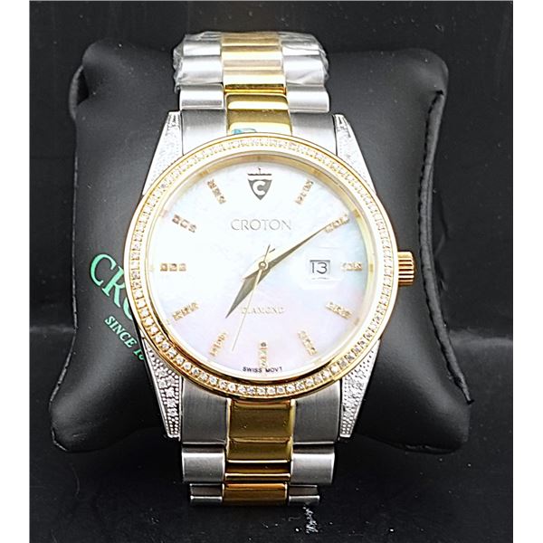 Croton Men's Diamond Watch