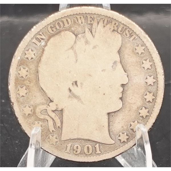 1901 Barber Half Dollar