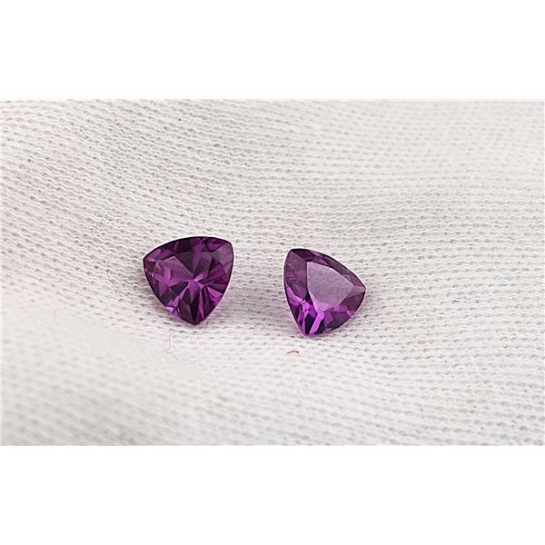 (2) Amethyst Gems