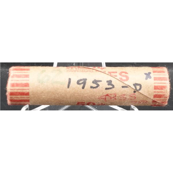 Roll of 1953-D Wheat Cents