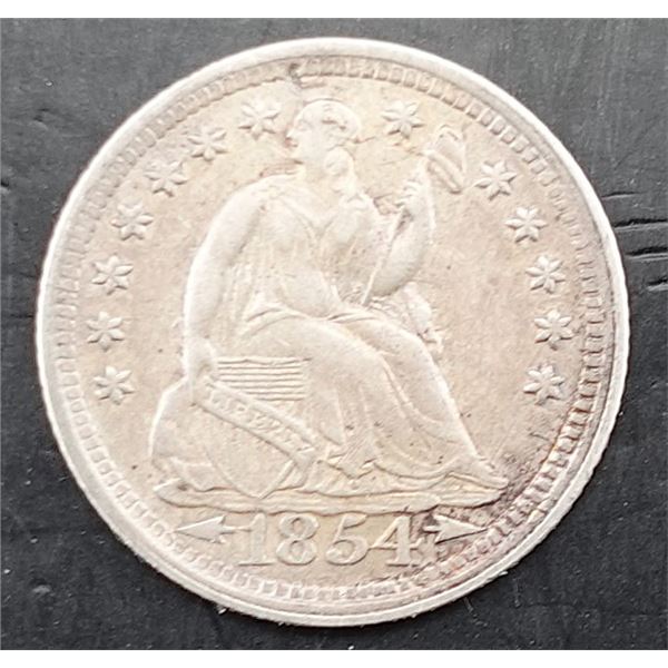 1854 Half Dime