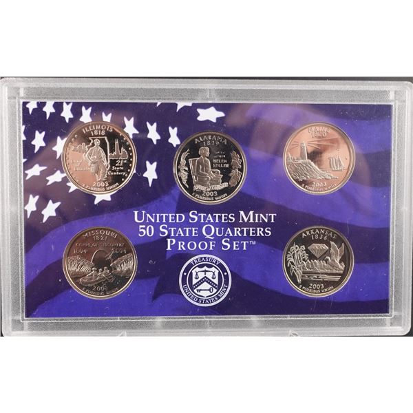 2003-S US 50 State Quarter Set