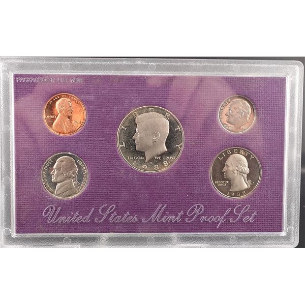 1988 Mint Proof Set