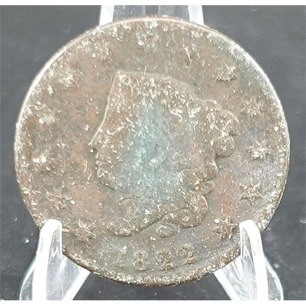 1822 Coronet Head Large Cent