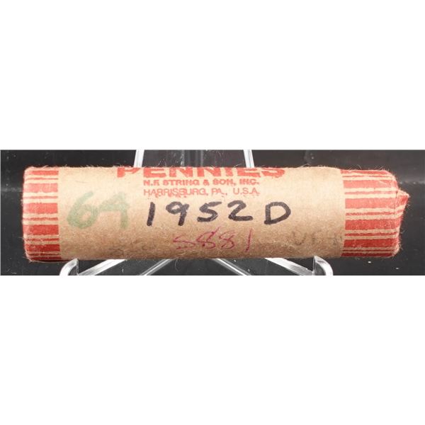 Roll of 1952-D Wheat Cents