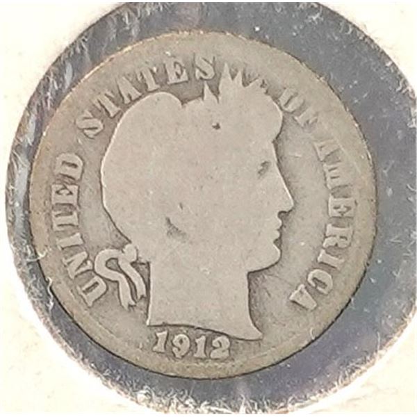 1912-D Barber Dime