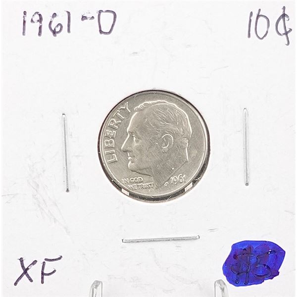 1961-D and 1964 Roosevelt Dimes