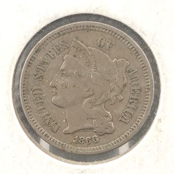 1866 3 Cent Piece