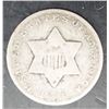 Image 1 : 1851 3 Cent Piece