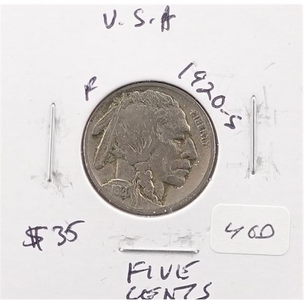 1920-S Buffalo Nickel