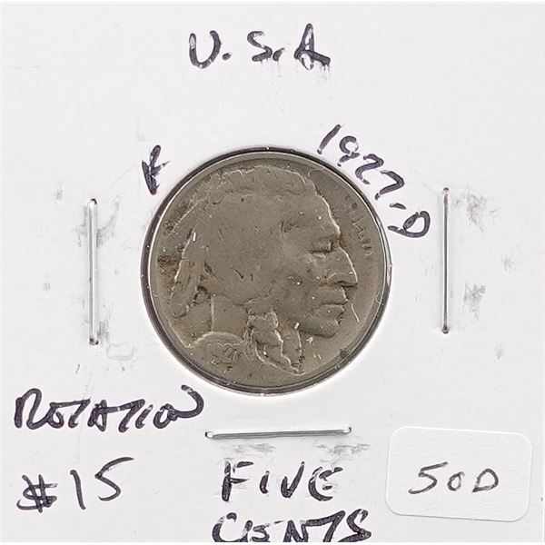 1927-D Buffalo Nickel