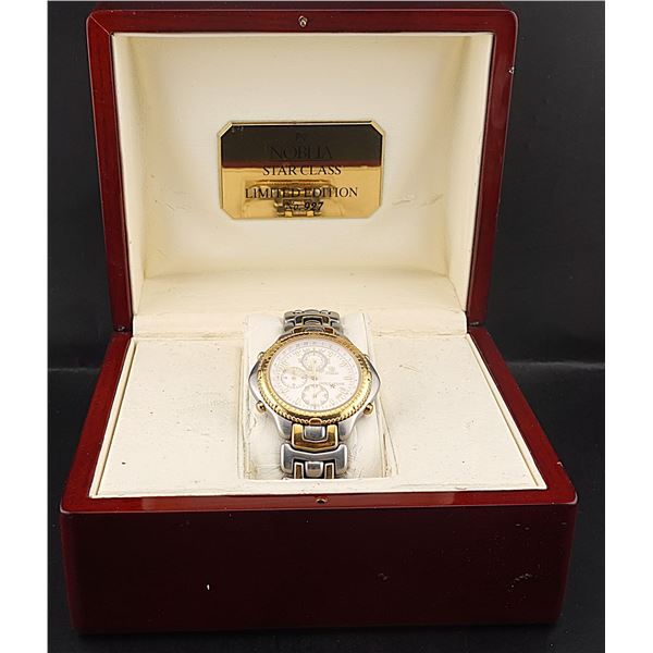 Noblia Star Class Limited Edition 18k Bezel Men's Watch