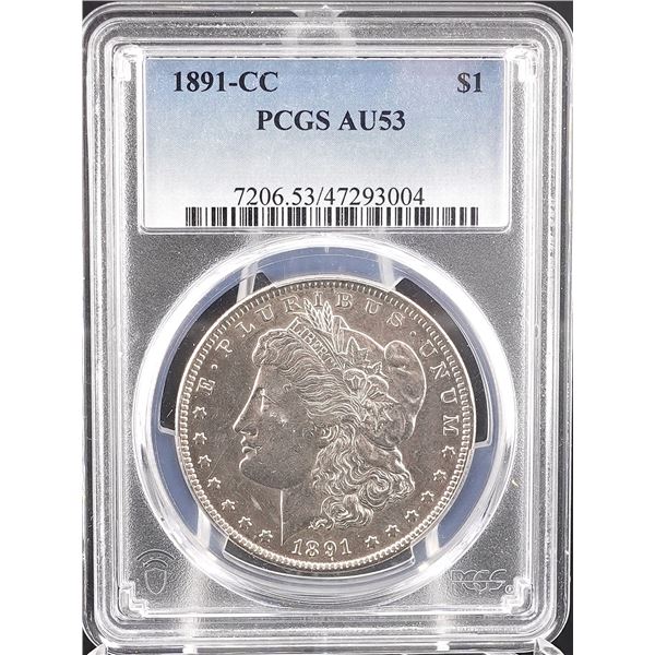 1891-CC Morgan Dollar