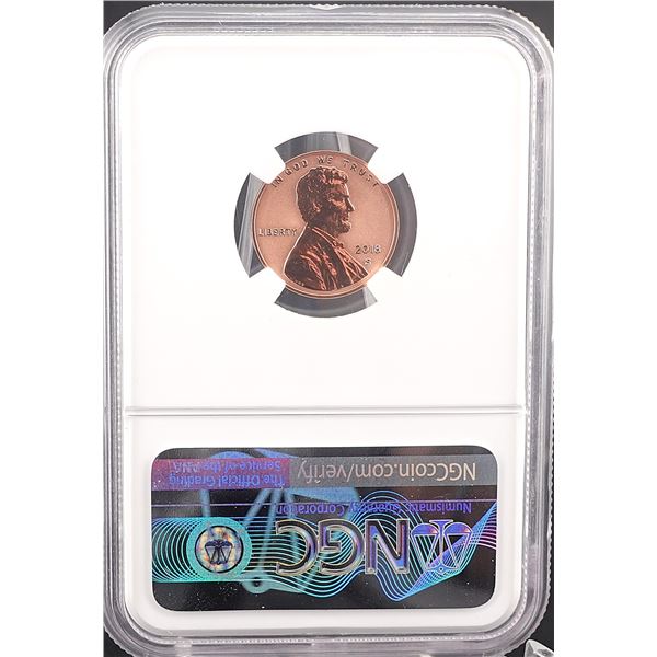 2018-S Silver Reverse Proof Set 1 Cent