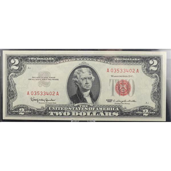 (7) $2 Red Seal Bills