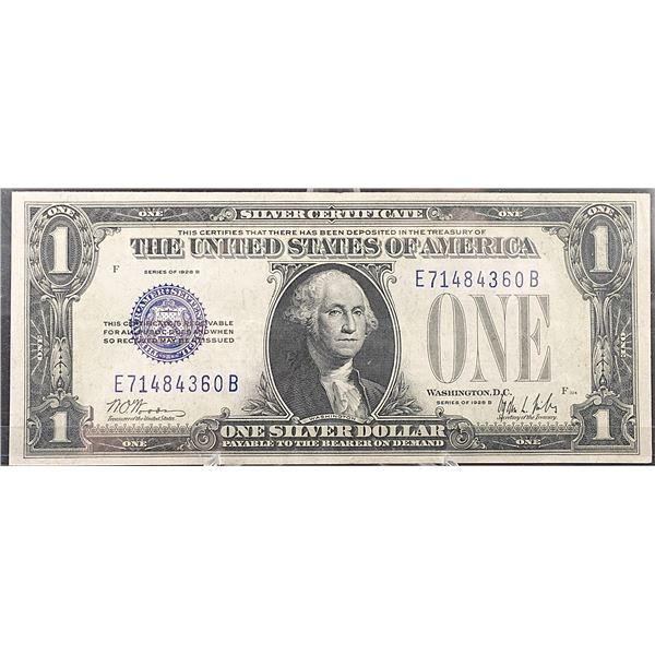 1928-D $1 Silver Certificate Bill