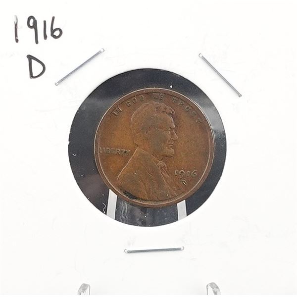 1916-D Wheat Cent