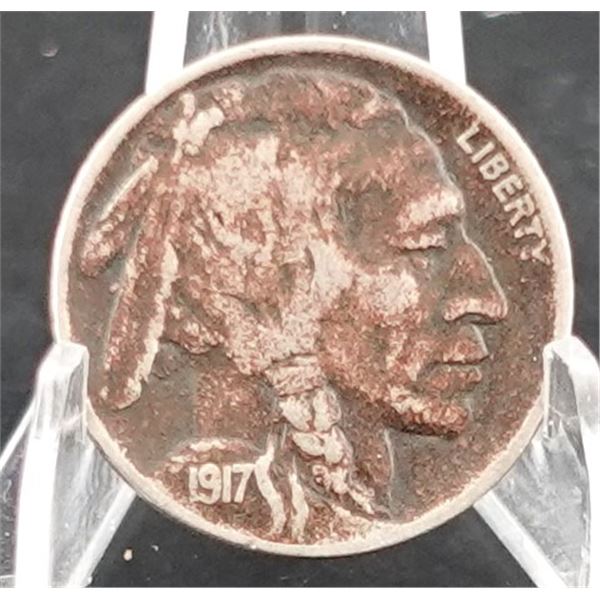 1917-D Buffalo Nickel