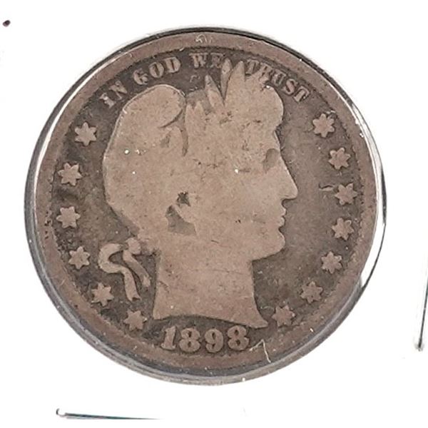 1898 Barber Quarter