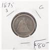 Image 1 : 1875-S Seated Twenty Cent