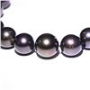Image 3 : 14MM to 16MM Tahitian Cultured Pearl Necklace with 14K White Gold Clasp (GIA CER