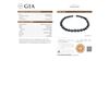 Image 5 : 14MM to 16MM Tahitian Cultured Pearl Necklace with 14K White Gold Clasp (GIA CER