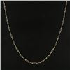 Image 4 : NEW 14k Yellow Gold 20" Polished Beveled Oval Paperclip Link Chain Necklace