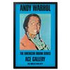Image 1 : The American Indian Series (Blue) by Warhol (1928-1987)