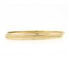 Image 4 : (3) 14k Yellow Gold 7.5" Polished & Textured Slip On Stack Bangle Bracelet Set