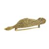 Image 6 : Vintage Solid 18k Yellow Gold Detailed Textured 3D Turkey Bird Pin Brooch