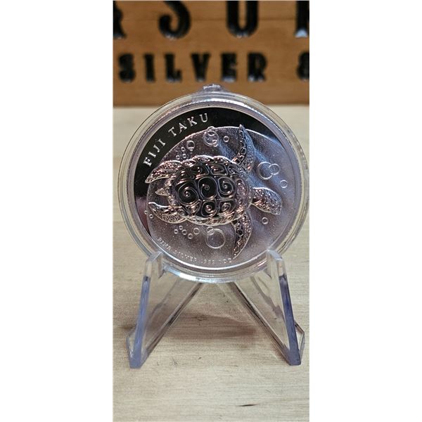 Lot 24-1) 1 oz Fije Taku Turtle Silver