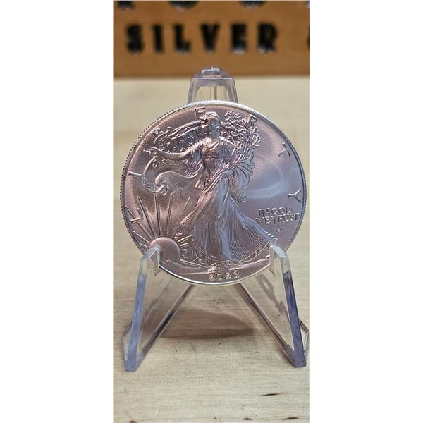 Lot 25-1) 1 oz Walking Liberty  USA 2023